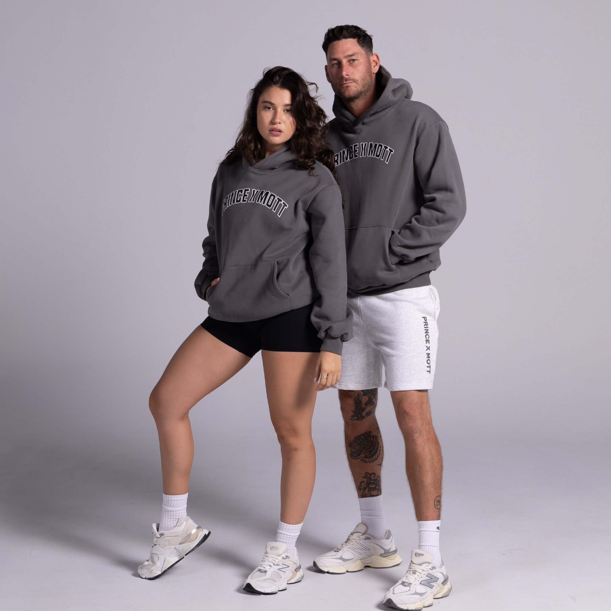 Essential Hoodie in Dark Grey – Prince x Mott