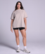 Oversized Flex Tee in Sand