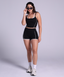 Outline Shorts in Black