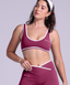 Stride Sports Bra in Crimson