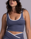 Stride Crop in Platinum