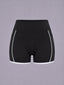Outline Shorts in Black