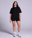 Oversized Flex Tee in Black