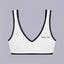 Stride Sports Bra in White