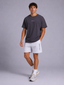 Oversized Flex Tee in Charcoal