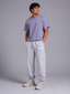 Oversized Flex Tee in Platinum