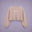 Waffle Lounge Set Top in Light Brown