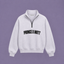 Broadway Zipped Sweatshirt in Light Marle Grey