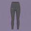 Essential Full length Leggings No Front Seam In Charcoal