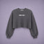 Waffle Lounge Set Top in Dark Grey