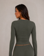 Daily Long Sleeve Top in Field Green
