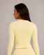 Daily Long Sleeve Top in Butter