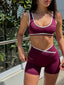 Stride Sports Bra in Crimson