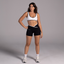 Stride Sports Bra in White