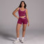 Stride Crop in Crimson