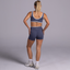 Stride Sports Bra in Platinum