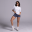 Oversized Flex Tee in White