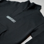 Zipped Collar Sweatshirt in Black