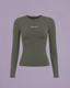 Daily Long Sleeve Top in Field Green
